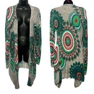 Desigual Multicolor Patterned Cardigan